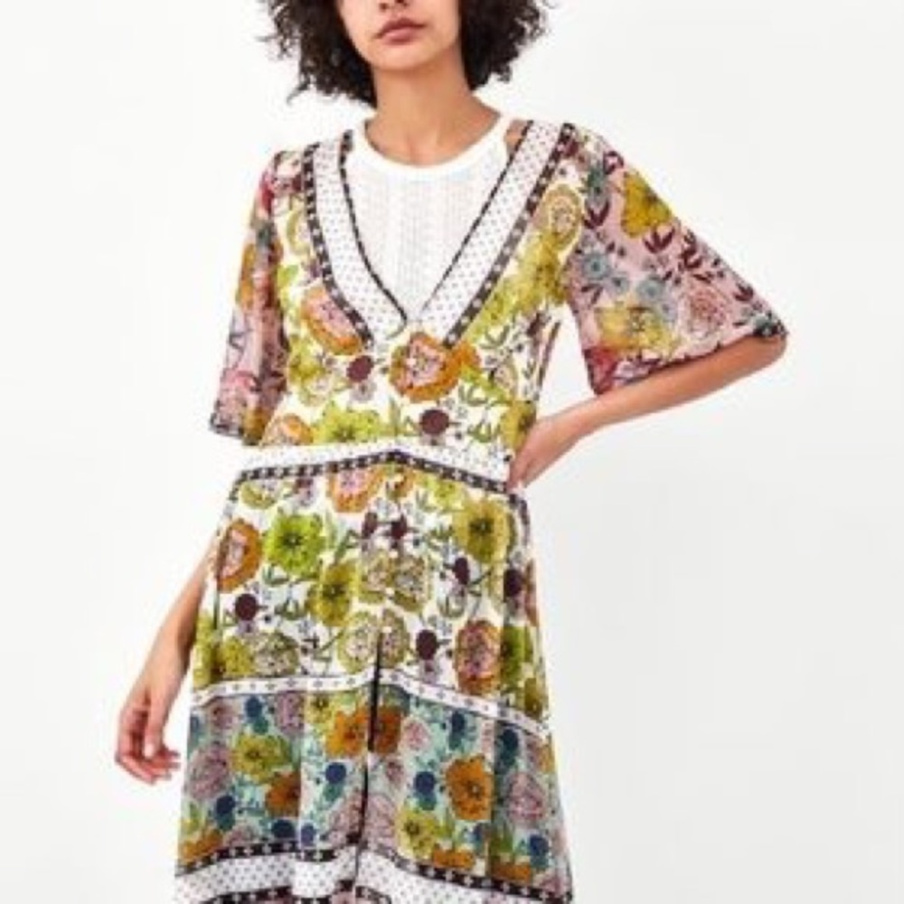 Zara Short Sleeve Sheer Kimono